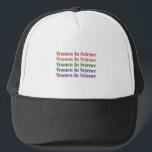 Women In Science, Science先生, Science Lover キャップ<br><div class="desc">科学の主題は好きかこのおもしろいと「科学の中の女カッコいい性」は、女性、母、妹、娘、姪と友人、科学先生と科学の愛好家のためのギフトおもしろいに最適な贈り物である！</div>