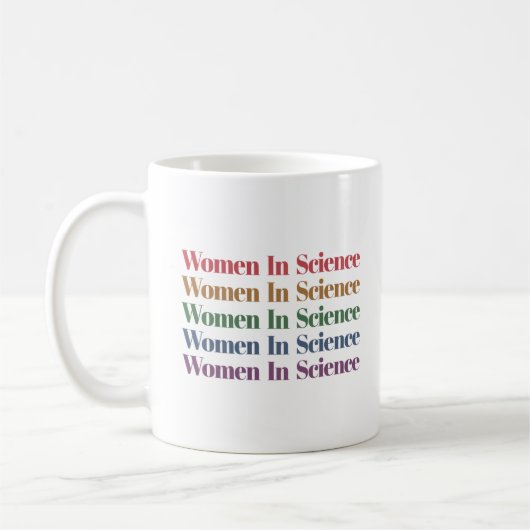 Women In Science, Science先生, Science Lover コーヒーマグカップ (左)