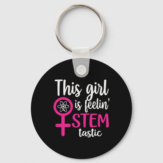 Women In Science Steminista Steminist キーホルダー (正面)