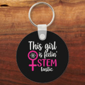 Women In Science Steminista Steminist キーホルダー (正面)