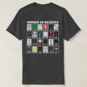 Women In Science  Tシャツ (デザイン正面)
