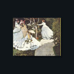 Women In The Garden by Claude Monet キャンバスプリント<br><div class="desc">1866年から1867年の間にクロード・モネによって絵を描されたキャンバス上の油「Women In The Garden」の美しいプリント。クロード・モネは印象派の創始者の一フランスの人であ絵画り、作物のクリームと言える可能性がある。</div>