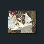 Women In The Garden by Claude Monet キャンバスプリント<br><div class="desc">1866年から1867年の間にクロード・モネによって絵を描されたキャンバス上の油「Women In The Garden」の美しいプリント。クロード・モネは印象派の創始者の一フランスの人であ絵画り、作物のクリームと言える可能性がある。</div>