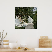 Women in the Garden by Claude Monet ポスター (キッチン)