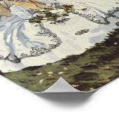 Women In The Garden by Claude Monet ポスター (角)