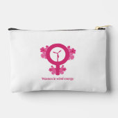 Women in Wind Energy– Feminist Gift アクセサリーポーチ (裏面)