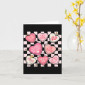 Women Labor And Delivery Nurse Hearts Candy Valent カード (黄色い花)