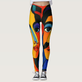 women leggings colorful design レギンス