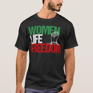 Women Life Freedom friend Tシャツ