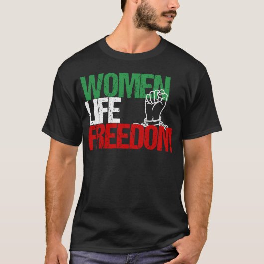 Women Life Freedom friend Tシャツ (正面)