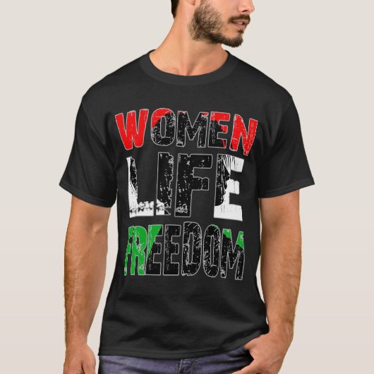 Women Life Freedom Tシャツ (正面)