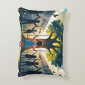 women llegging covered kids dreams アクセントクッション (裏面(縦))