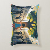 women llegging covered kids dreams アクセントクッション (正面(垂直))