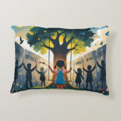 women llegging covered kids dreams アクセントクッション (裏面)