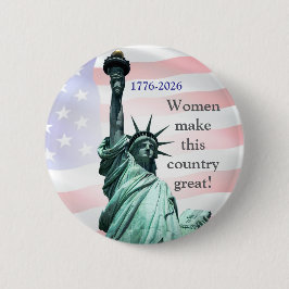 Women Make This Country Great! Button 1 缶バッジ