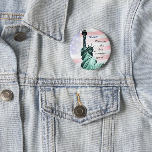 Women Make This Country Great! Button 1 缶バッジ (インサイチュ)