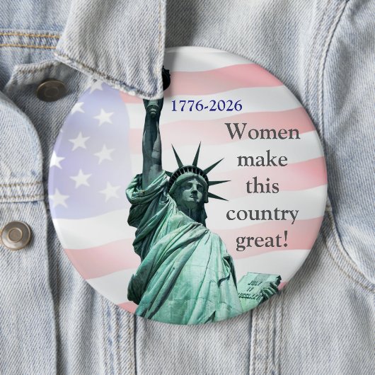 Women Make This Country Great! Button 4 缶バッジ (インサイチュ)