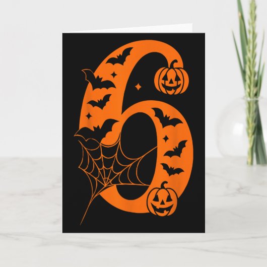 Women Men Couple Halloween Costume 6 7 Rizz Six Se カード (正面)