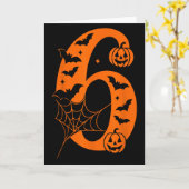 Women Men Couple Halloween Costume 6 7 Rizz Six Se カード (黄色い花)