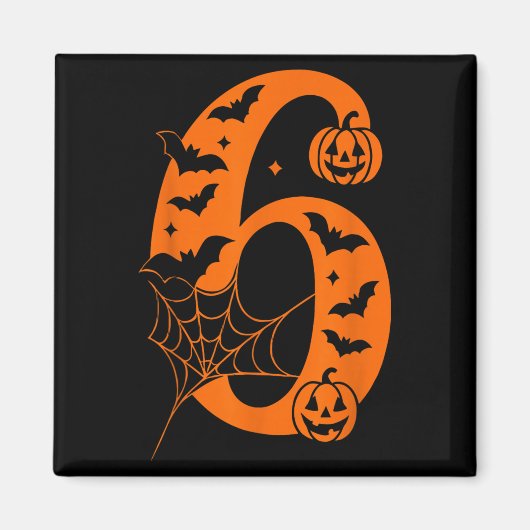 Women Men Couple Halloween Costume 6 7 Rizz Six Se マグネット (正面)