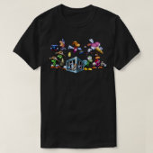 Women Men Rayman Original Enemies Tシャツ (デザイン正面)