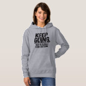 Women Motivational Hoodie – Cozy Confidence Sweats パーカ (正面フル)