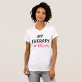 #Women #Music #Therapy #T-Shirt Tシャツ (正面フル)