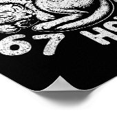 Women Napped For 67 Hours Funny Cat Lover Owner Gi ポスター (角)