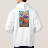 Women of Valor Quilt, Men's Hoodie パーカ (裏面)