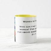 Women of Valor Quilt Mug マグカップ (中央)