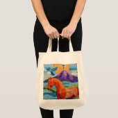 Women of Valor quilt tote トートバッグ (正面(商品))