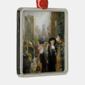 Women on Fifth Avenue (New York City, USA) (NYC) メタルオーナメント (右)