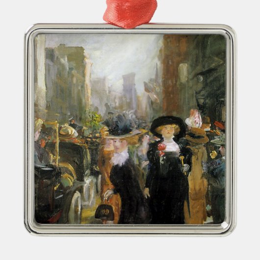 Women on Fifth Avenue (New York City, USA) (NYC) メタルオーナメント (正面)