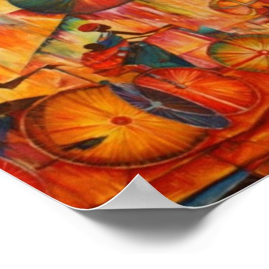 Women On Wheels - Canvas Print ポスター (角)