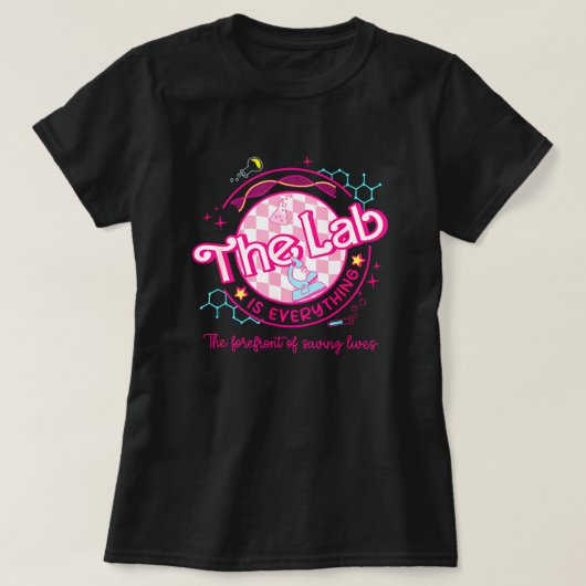 Women Pink Lab Week 2024 Medical Lab Science Lab Tシャツ (デザイン正面)