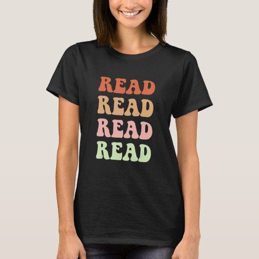 Women Read Books  Book Reader Bookworm Bookaholic  Tシャツ (正面)