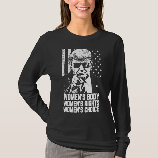 Women Rights Pro Choiceアパレルサポート中絶 Tシャツ (正面)