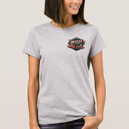 Women’s Atomic Automaton Retro Robot フロント&バックプリントT Tシャツ