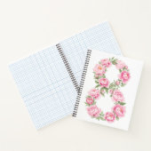 Women’s Day Peony Flower for March 8 ノートブック (内部)