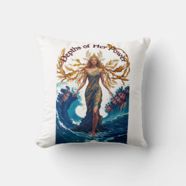 Women’s Day Sea Matriarch, Daughter Gift クッション