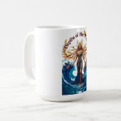 Women’s Day Sea Matriarch, Daughter Gift コーヒーマグカップ (正面左)