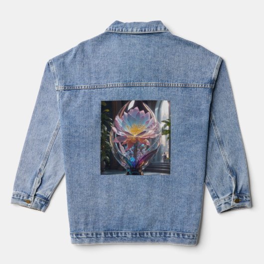 Women’s Designed Denim – Classic Jean Jacket   デニムジャケット (裏面)