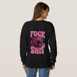 Women’s Graphic Sweatshirt Bold Pink Leopard tee スウェットシャツ