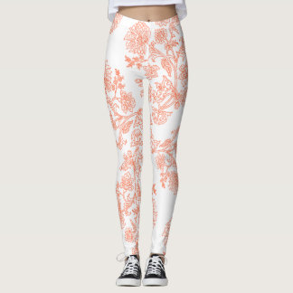 Women’s High Rise Floral Print Activewear Leggings レギンス