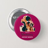 Women’s History Month 2026 缶バッジ (正面&裏面)