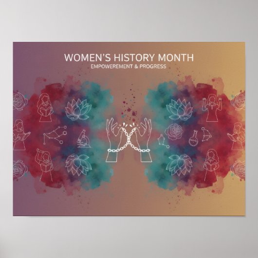 Women’s History Month Poster – Empowerment Class ポスター (正面)