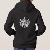 Women’s “I Wasn’t Here” Retro Hoodie  パーカ (裏面)