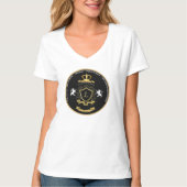 Women’s Lewis Crest v-neck tee Tシャツ (正面)