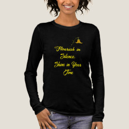 Women’s Long Sleeve T-Shirt – Flowers for the Soul トライブレンドTシャツ