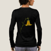 Women’s Long Sleeve T-Shirt – Flowers for the Soul トライブレンドＴシャツ (背面)